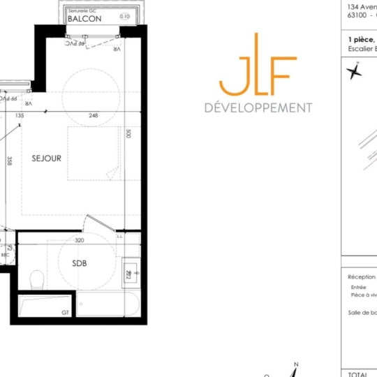  JLF DEVELOPPEMENT : Apartment | CHAMALIERES (63400) | 32 m2 | 154 000 € 